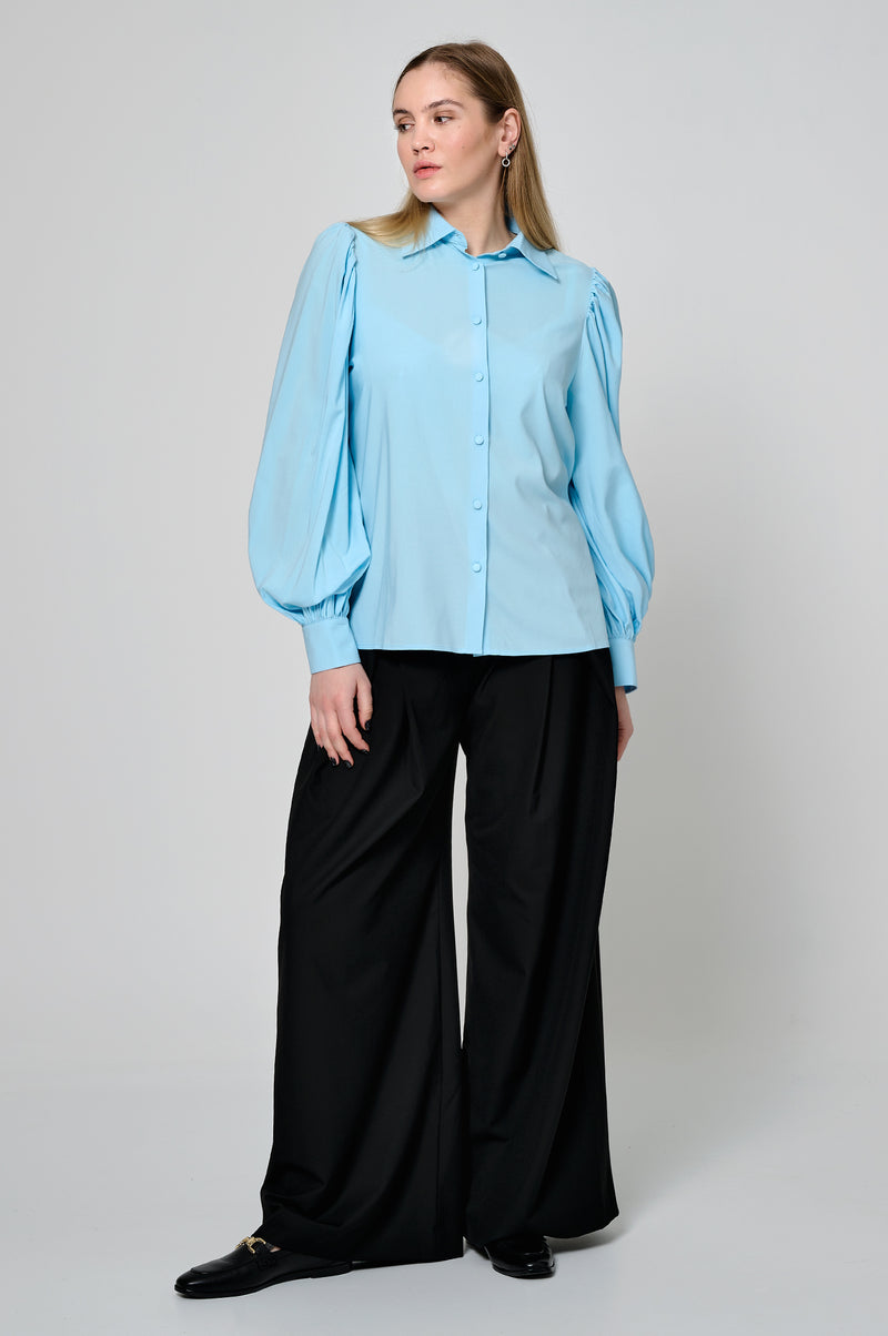 Blue Elegant Blouse