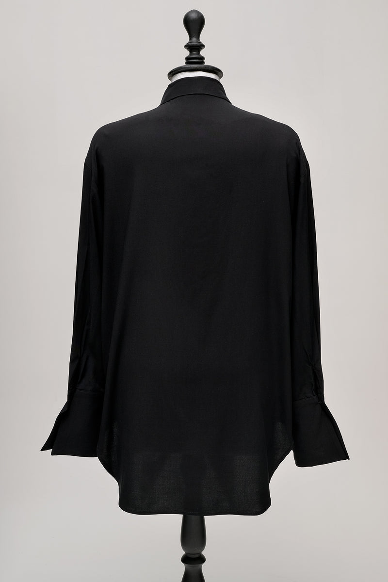 Black Bow Blouse