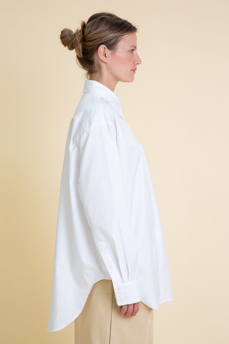 BIG PATCH POCKET POPLIN SHIRT