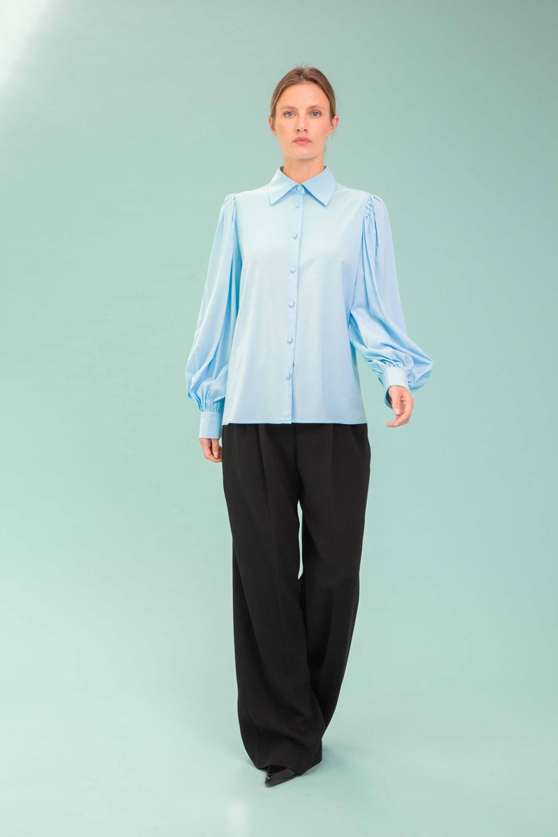 Blue Elegant Blouse