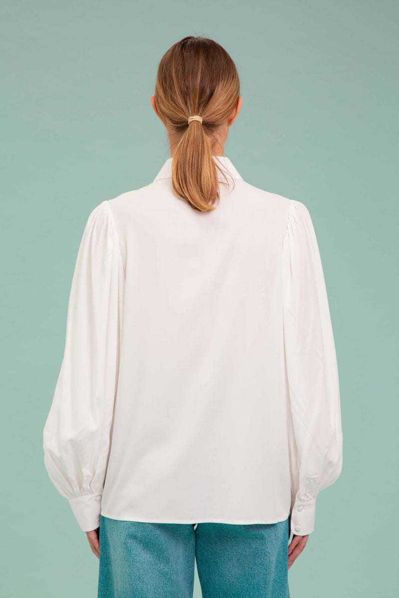 White Elegant Blouse